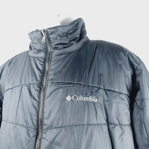 Columbia Men's Black Omni-Heat Interchange Padded Puffer Jacket Size L - Picture 9 of 14